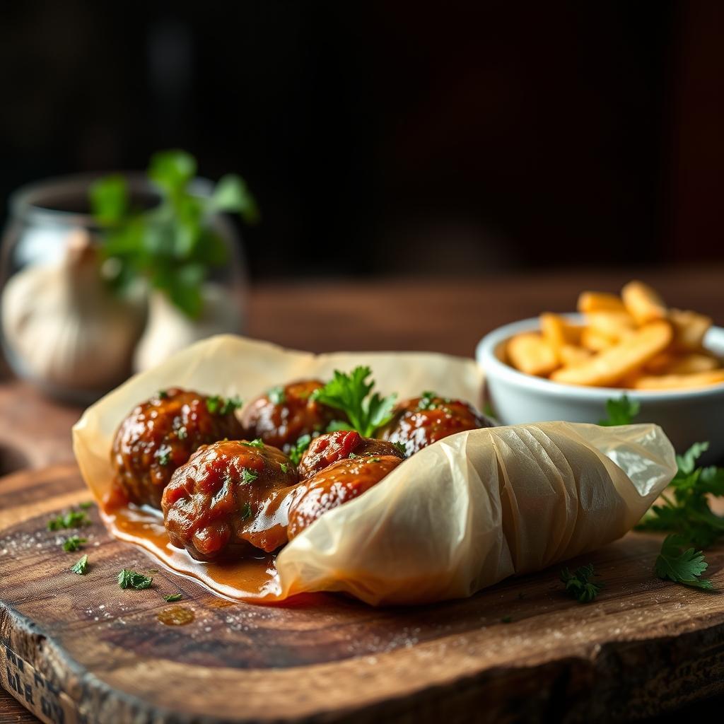 Meatball (1oz) Beef, 5lb bag — 2.27 kg, product photo