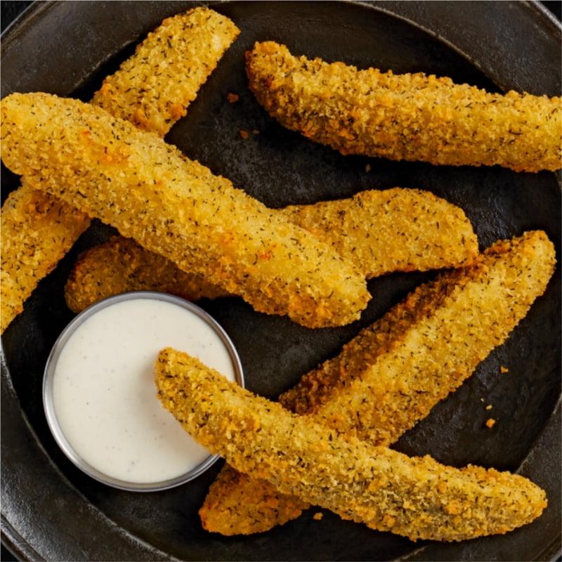 Pickles, 4lbs Dill breaded spears — 1.81 kg, product photo