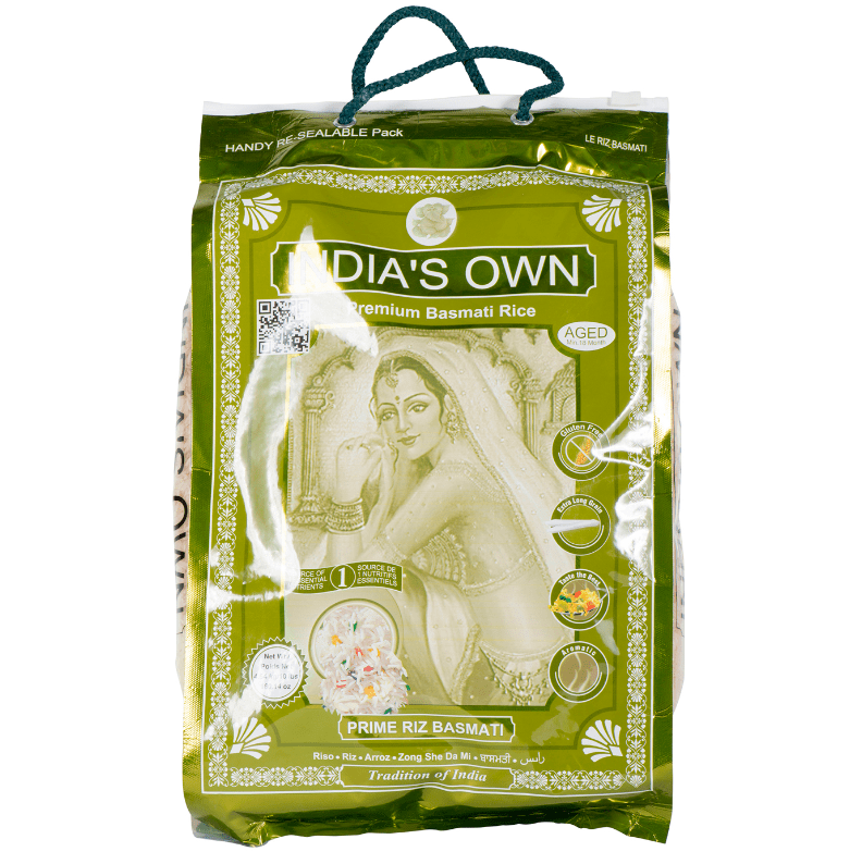 Rice, Basmati Premium, 10 lbs — 4.54 kg, product photo