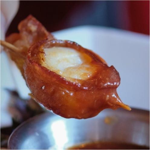 Scallops, 5lbs Bacon Wrapped — 2.27 kg, product photo