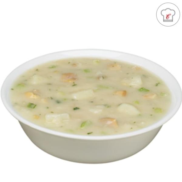 Soup, 4lbs Boston Clam Chowder — 1.814 kg container, product photo